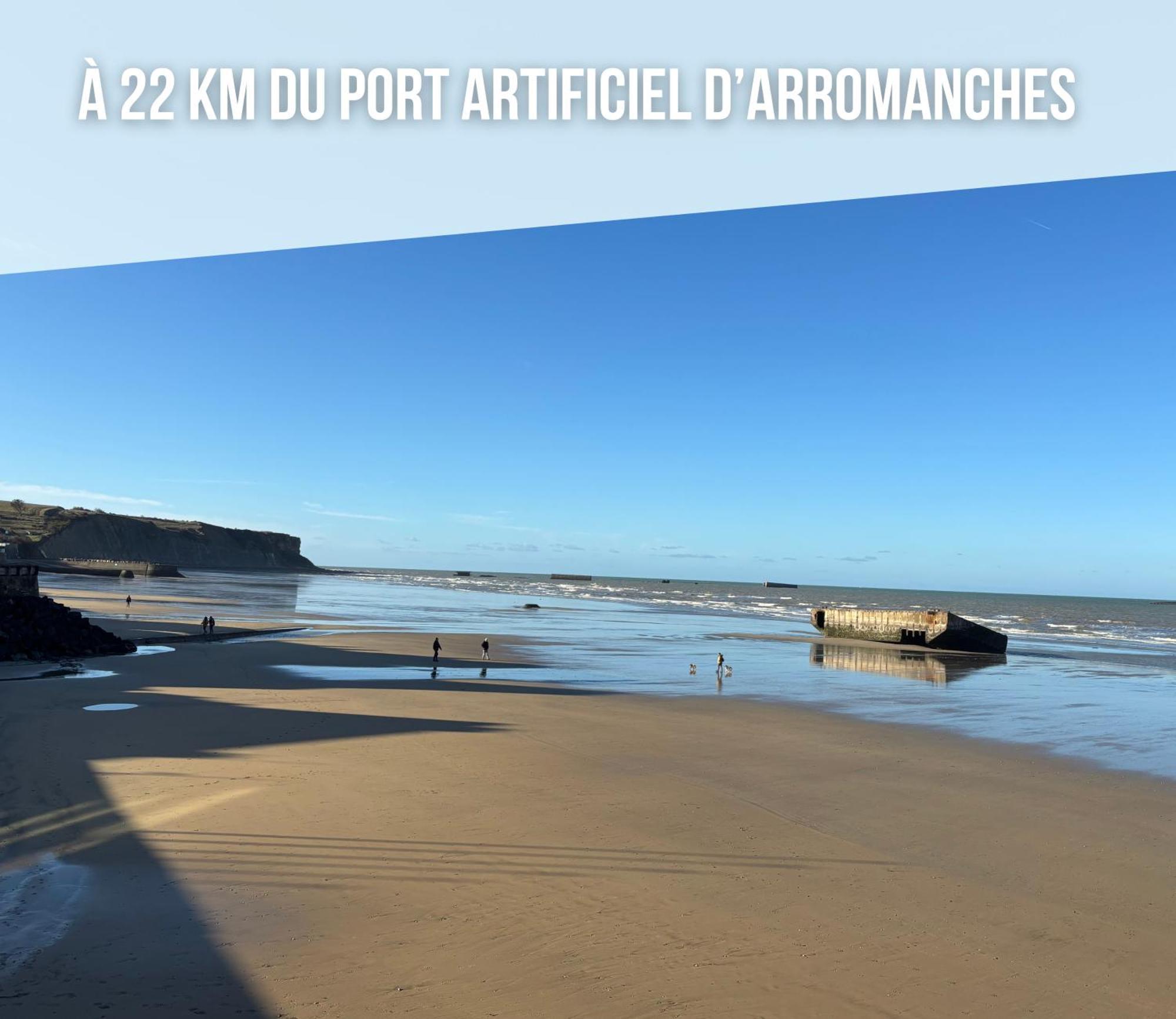 Sweet Omaha Belle Maison Recente Lumineuse Et Cosy Bien Equipee Jardin Clos 15 Mn A Pied Plage Omaha Beach Et Proche De Bayeux & Port En Bessin Saint-Laurent-sur-Mer Ngoại thất bức ảnh