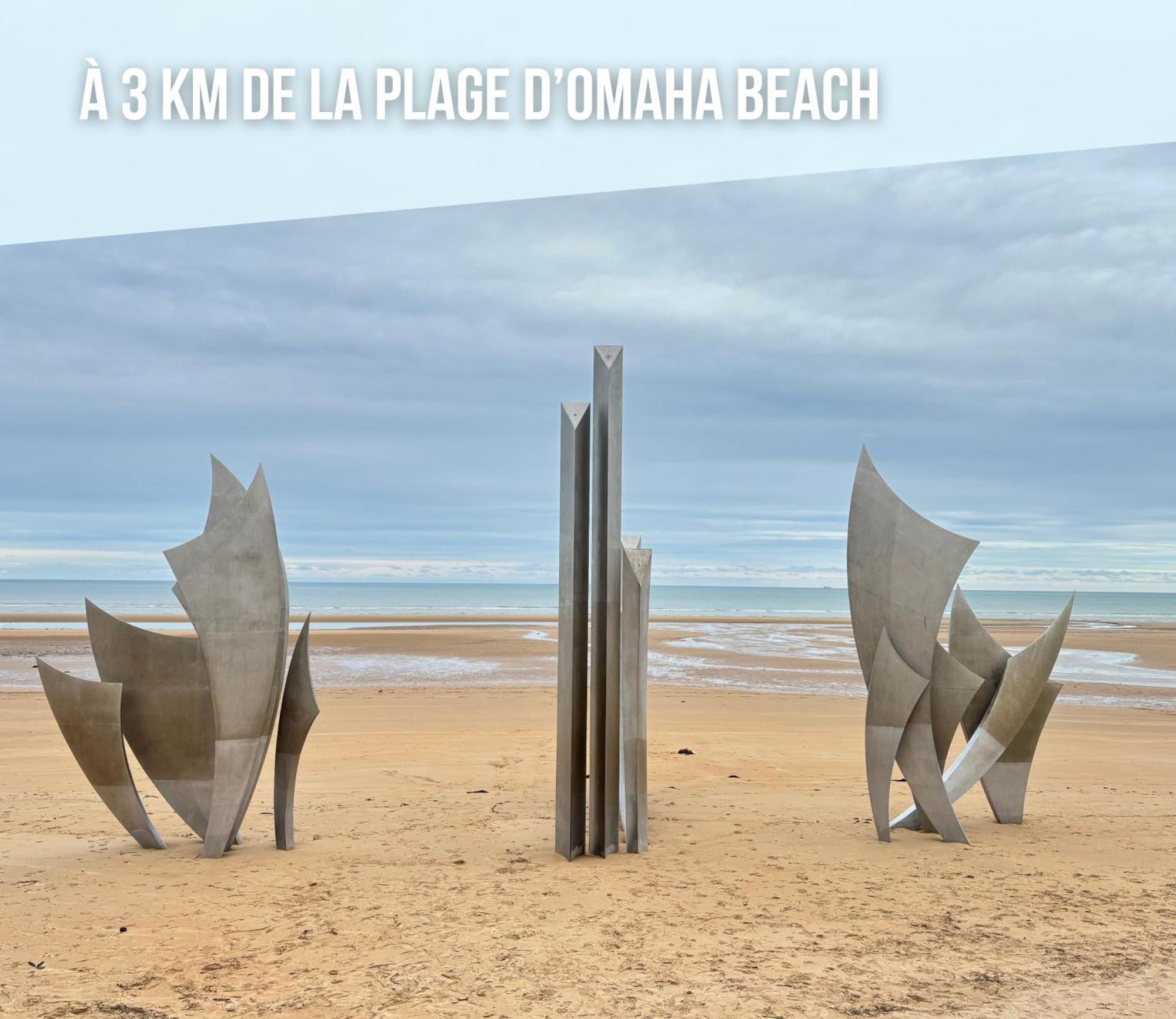 Sweet Omaha Belle Maison Recente Lumineuse Et Cosy Bien Equipee Jardin Clos 15 Mn A Pied Plage Omaha Beach Et Proche De Bayeux & Port En Bessin Saint-Laurent-sur-Mer Ngoại thất bức ảnh